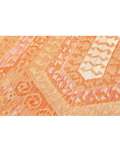 Tappeto Kilim Afghanistan arancione beige 206x299