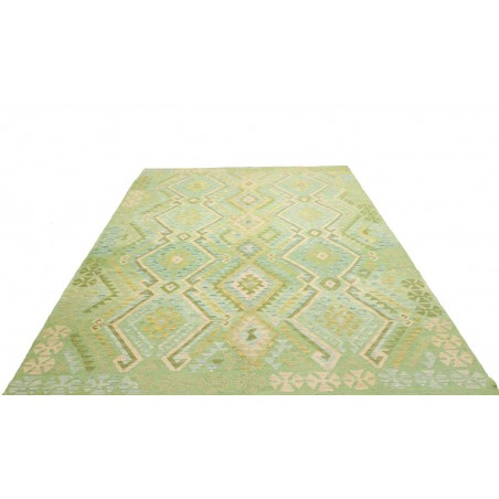 Tappeto Kilim Afghanistan marrone verde 212x295