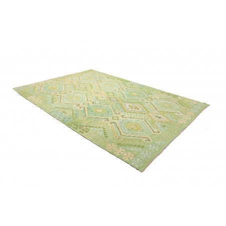 Tappeto Kilim Afghanistan marrone verde 212x295