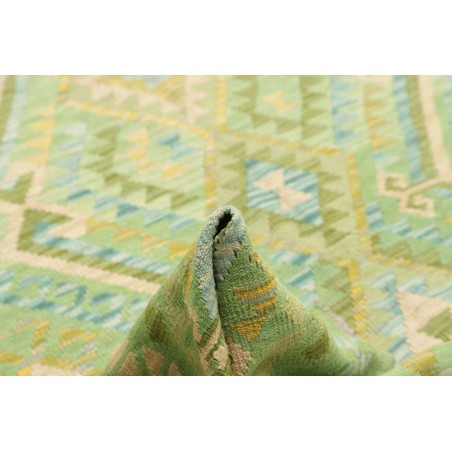 Tappeto Kilim Afghanistan marrone verde 212x295