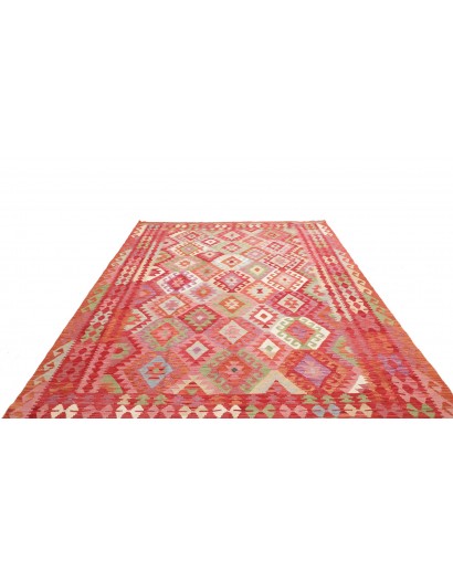 Tappeto Kilim Afghanistan marrone rosso 223x300