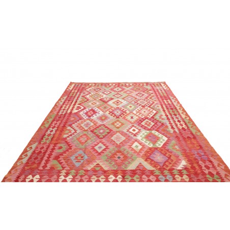Tappeto Kilim Afghanistan marrone rosso 223x300