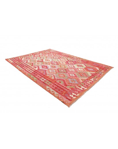 Tappeto Kilim Afghanistan marrone rosso 223x300