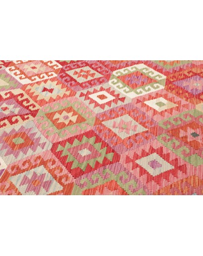 Tappeto Kilim Afghanistan marrone rosso 223x300