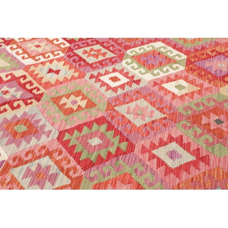 Tappeto Kilim Afghanistan marrone rosso 223x300