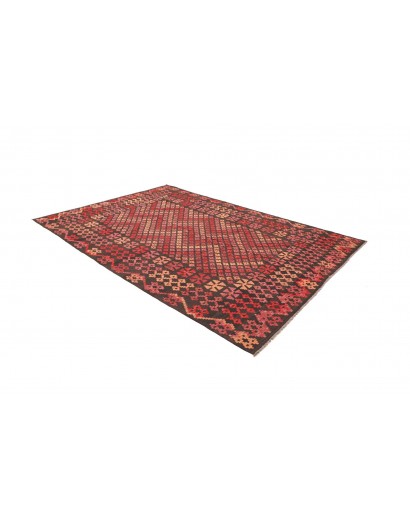 Tappeto Kilim Afghanistan grigio marrone 207x290