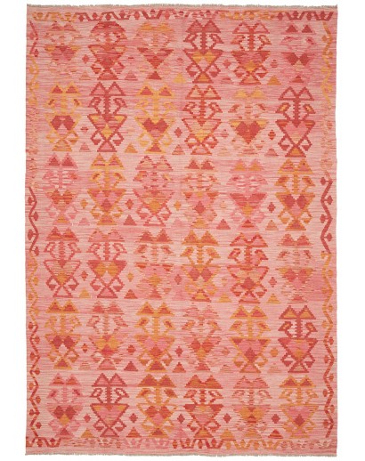 Tappeto Kilim Afghanistan arancione 204x295