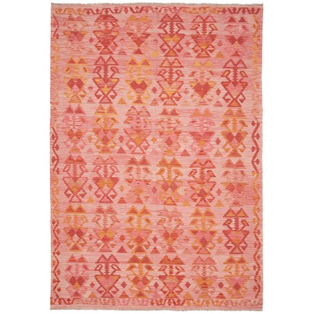 Tappeto Kilim Afghanistan arancione 204x295