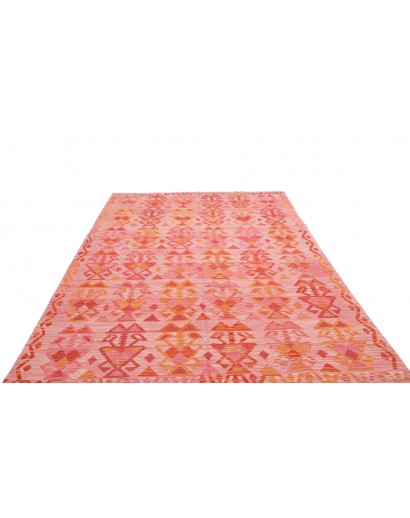 Tappeto Kilim Afghanistan arancione 204x295