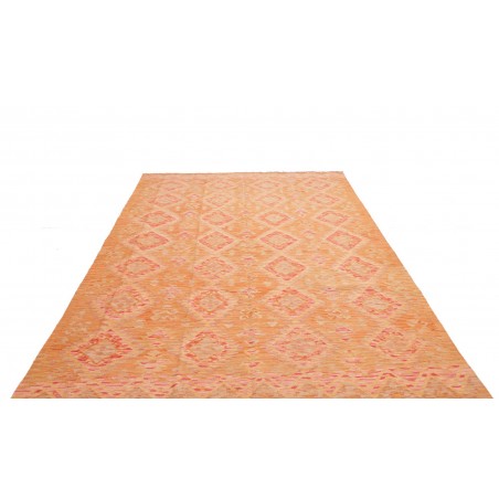 Tappeto Kilim Afghanistan arancione rosso 202x300