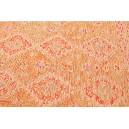 Tappeto Kilim Afghanistan arancione rosso 202x300