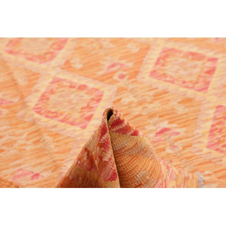 Tappeto Kilim Afghanistan arancione rosso 202x300