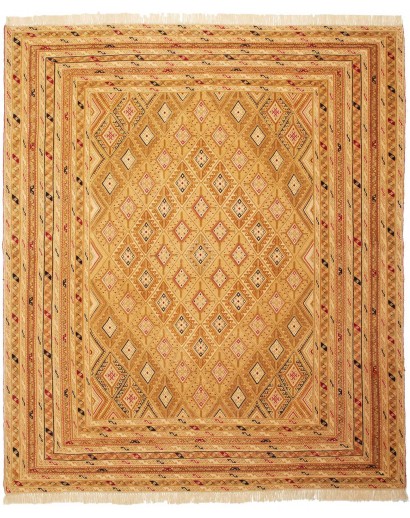 Tappeto Nakhunak Pakistan arancione bianco 185x213