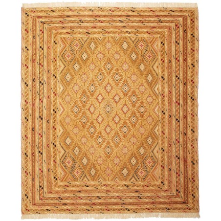 Tappeto Nakhunak Pakistan arancione bianco 185x213