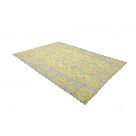 Tappeto Kilim Afghanistan marrone giallo 200x290