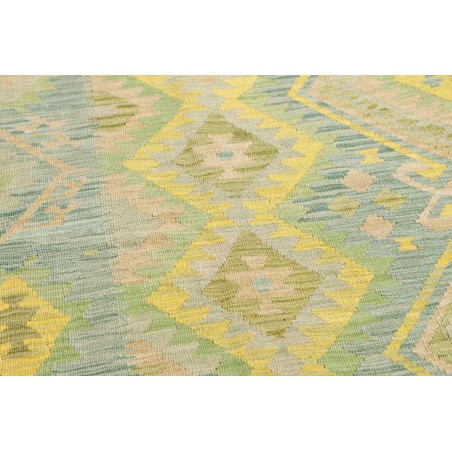 Tappeto Kilim Afghanistan marrone giallo 200x290