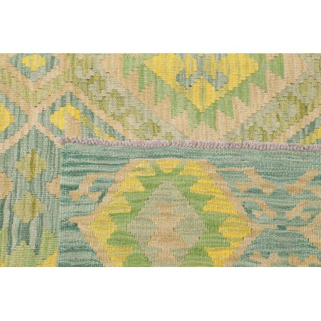 Tappeto Kilim Afghanistan marrone giallo 200x290