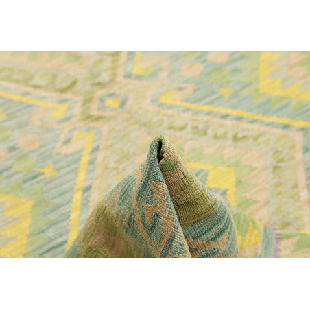 Tappeto Kilim Afghanistan marrone giallo 200x290
