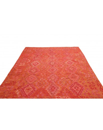 Tappeto Kilim Afghanistan rosso beige 206x298