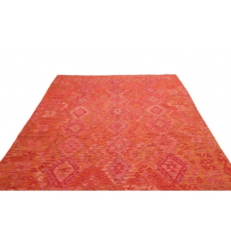 Tappeto Kilim Afghanistan rosso beige 206x298