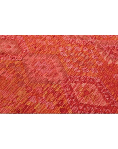Tappeto Kilim Afghanistan rosso beige 206x298