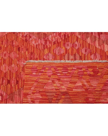 Tappeto Kilim Afghanistan rosso beige 206x298