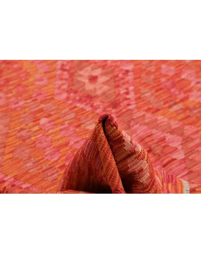 Tappeto Kilim Afghanistan rosso beige 206x298