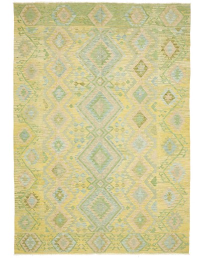 Tappeto Kilim Afghanistan marrone 202x285