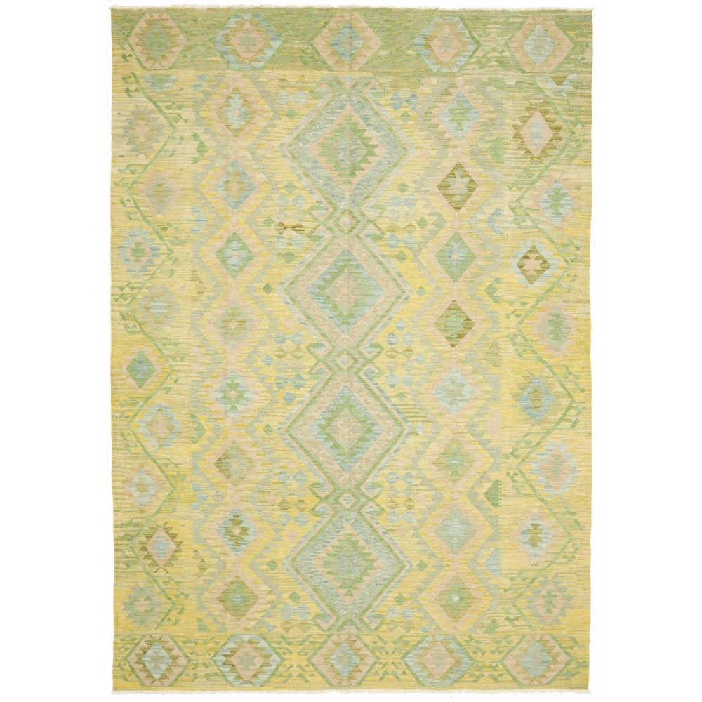 Tappeto Kilim Afghanistan marrone 202x285
