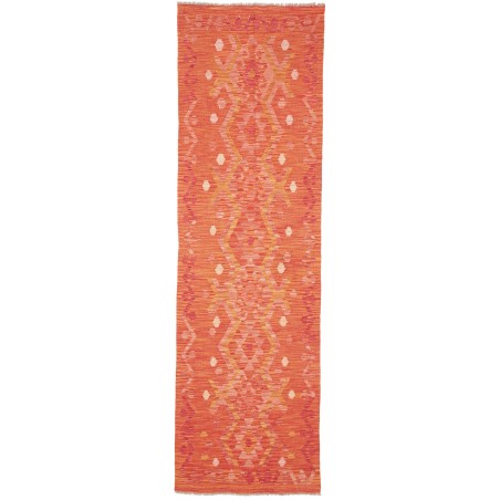 Tappeto Kilim Afghanistan rosso 87x288