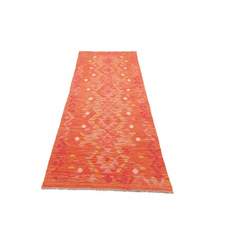 Tappeto Kilim Afghanistan rosso 87x288