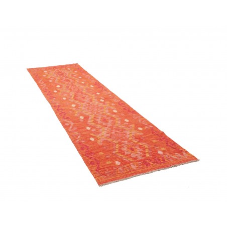 Tappeto Kilim Afghanistan rosso 87x288