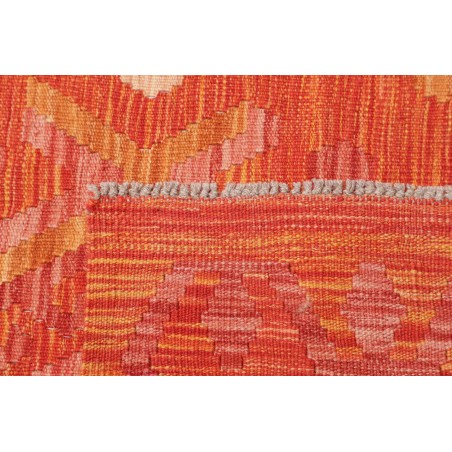 Tappeto Kilim Afghanistan rosso 87x288