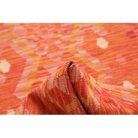 Tappeto Kilim Afghanistan rosso 87x288