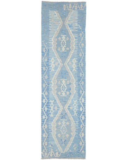 Tappeto Kilim Afghanistan beige grigio 78x289