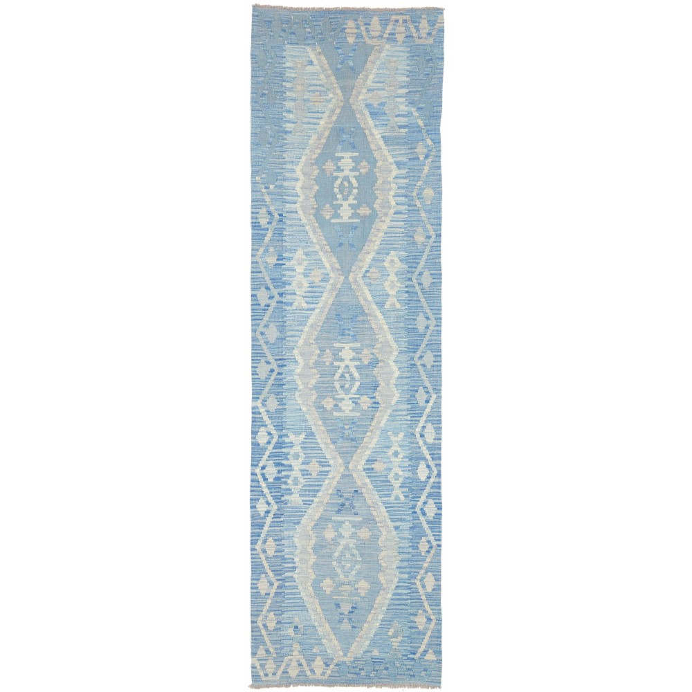 Tappeto Kilim Afghanistan beige grigio 78x289