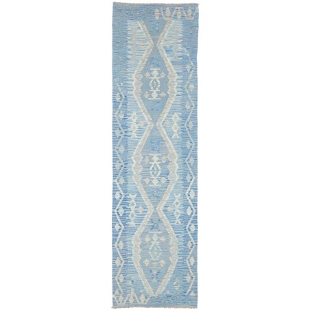 Tappeto Kilim Afghanistan beige grigio 78x289