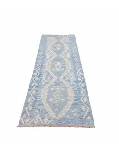 Tappeto Kilim Afghanistan beige grigio 78x289