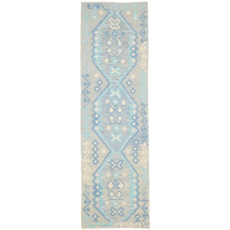 Tappeto Kilim Afghanistan beige grigio 85x296