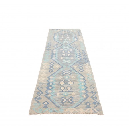Tappeto Kilim Afghanistan beige grigio 85x296