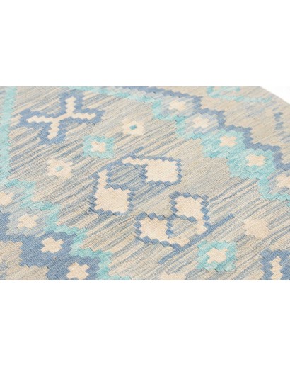 Tappeto Kilim Afghanistan beige grigio 85x296