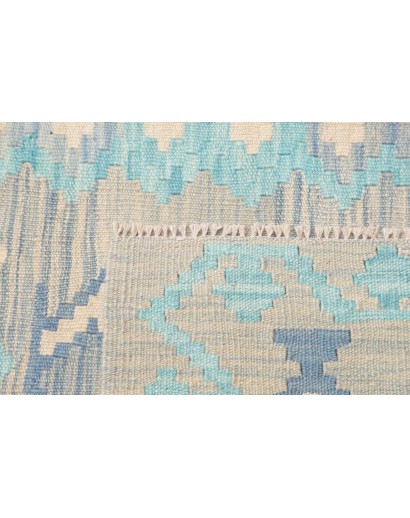 Tappeto Kilim Afghanistan beige grigio 85x296