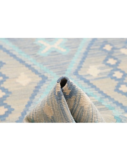 Tappeto Kilim Afghanistan beige grigio 85x296