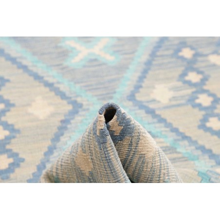 Tappeto Kilim Afghanistan beige grigio 85x296