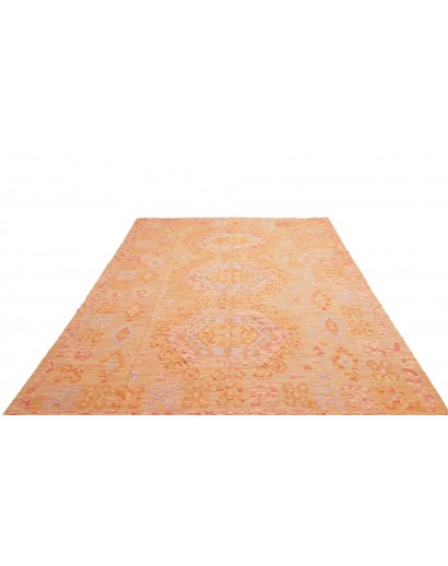 Tappeto Kilim Afghanistan marrone bianco 209x292