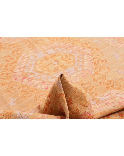 Tappeto Kilim Afghanistan marrone bianco 209x292