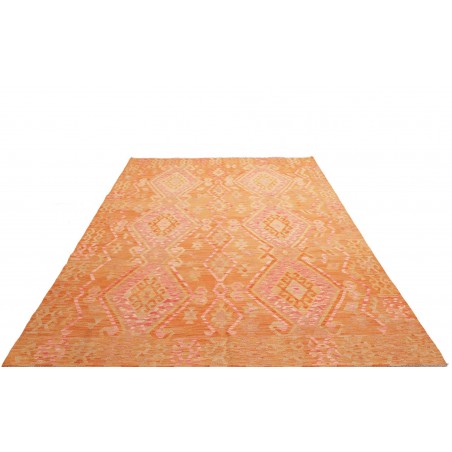 Tappeto Kilim Afghanistan arancione giallo 211x296