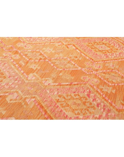 Tappeto Kilim Afghanistan arancione giallo 211x296