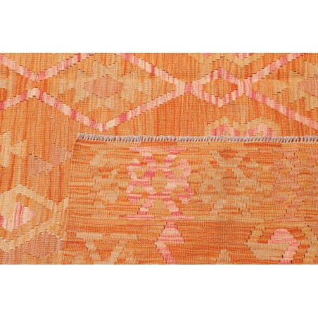 Tappeto Kilim Afghanistan arancione giallo 211x296