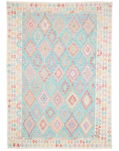 Tappeto Kilim Afghanistan bianco 211x296
